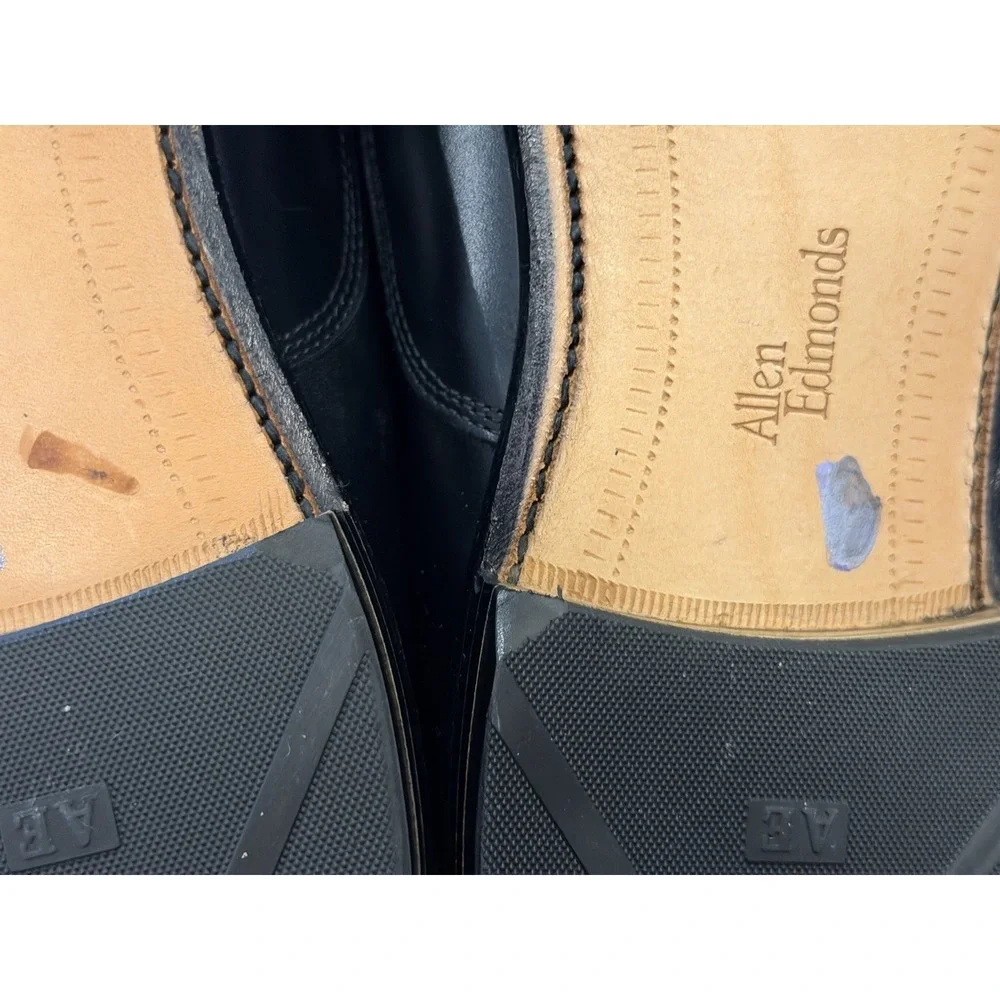 Allen Edmonds Park Avenue black cap toe oxford men's shoe Size 15B Made In USA
